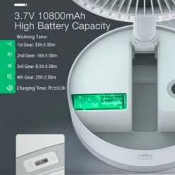 P10 Folding Retractable Camping Fan - Black -Summit Outfitters P10 10 600x600 4eed2f83 43b3 4c53 8899 d8fae3424e1c