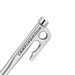 Campingmoon 8 Pieces Tent Pegs Silver - 20CM -Summit Outfitters R20 8 3