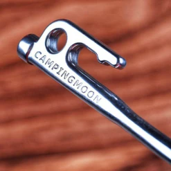 Campingmoon Stainless Steel Tent Pegs Silver -Summit Outfitters R26 8 7