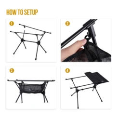 OneTigris Portable Camping Table 03 -Summit Outfitters Setup