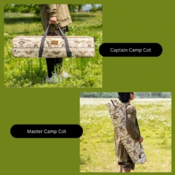 KZM Camp Cot Bed -Summit Outfitters Storagebag