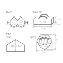 DoD Kinoko Tent -Summit Outfitters T4 610 RD 04