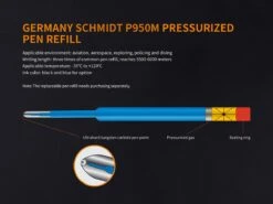 Fenix T5TI Tactical Pen & 15TH F/Light Set Blue -Summit Outfitters T5TId