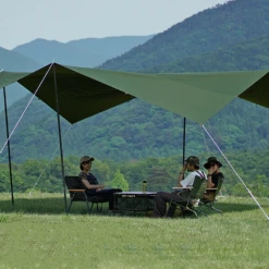 DoD Cheese Tarp M - Khaki 12 DoD Cheese Tarp M - Khaki -Summit Outfitters TT10 739 KH 2