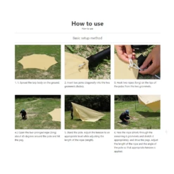 DoD Okura Tarp - Black -Summit Outfitters TT8 583 BK 23