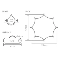DoD Okura Tarp - Black -Summit Outfitters TT8 583 BK 24