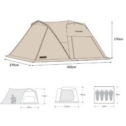 KZM Tier Dome GT -Summit Outfitters TierDome 03