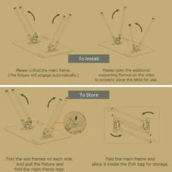Cargo Container Small Camping Table End Table -Summit Outfitters Touse 4283fa34 b0bc 41ac bcf5 080b1ca730d7