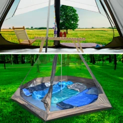 Vidalido Cone Teepee Tent - Black -Summit Outfitters VIDALIDOCONETEEPEETENTBLACK 4