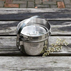 Ace Camp Stainless Steel Cooking Set 8 Ace Camp Stainless Steel Cooking Set -Summit Outfitters ae45f4084c21d03cd7675b11b523672f