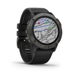 Garmin Fenix 6X GPS Watch - Sapphire Carbon Gray -Summit Outfitters fenix6X Sapphire HR 1003