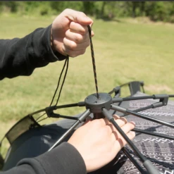 KZM Easy Up Sun Shelter -Summit Outfitters installation