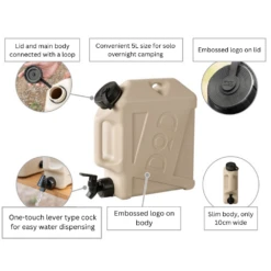 DoD Jiminy Water Tank Solo 4.5L 33 DoD Jiminy Water Tank Solo 4.5L -Summit Outfitters jiminy