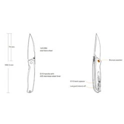 Ruike P661-B Knife -Summit Outfitters p661 3