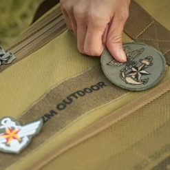 KZM Field Multi Carry Bag 70L & 80L -Summit Outfitters velcropatch