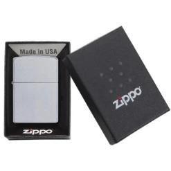 Zippo 205 Classic Satin Chrome - Refillable Windproof Lighter 6 Zippo 205 Classic Satin Chrome - Refillable Windproof Lighter -Summit Outfitters zippo 205 5