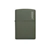 Zippo 221ZL Green Matte With Zippo Logo - Refillable Windproof Lighter
