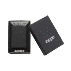 Zippo 236 Classic Black Crackle™ - Refillable Windproof Lighter -Summit Outfitters zippo 236 4