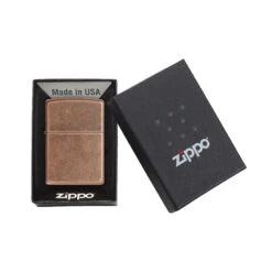 Zippo 301FB Antique Copper - Refillable Windproof Lighter -Summit Outfitters zippo 301 4