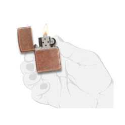 Zippo 301FB Antique Copper - Refillable Windproof Lighter -Summit Outfitters zippo 301 6