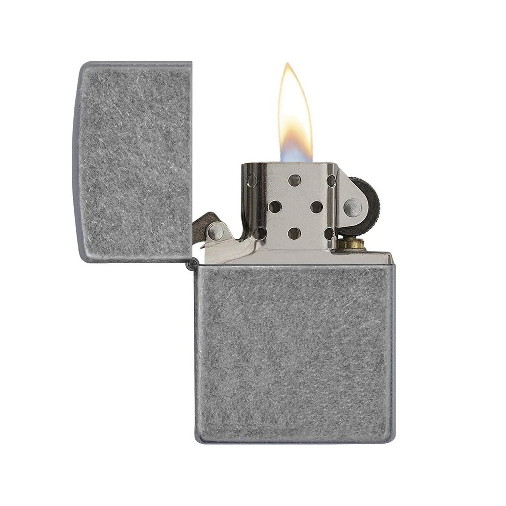 Zippo 121FB Classic Antique Silver Plate - Refillable Windproof Lighter 2 Zippo 121FB Classic Antique Silver Plate - Refillable Windproof Lighter - Image 2